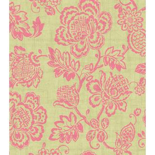 Seabrook Designs CA80604 Chelsea Acrylic Coated Floral Wallpaper
